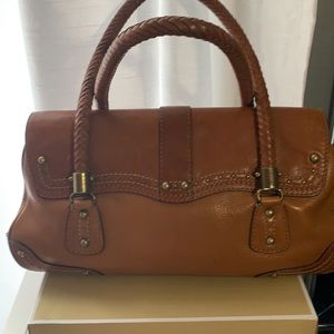 (SOLD) Michael Kros Leather Handbag
